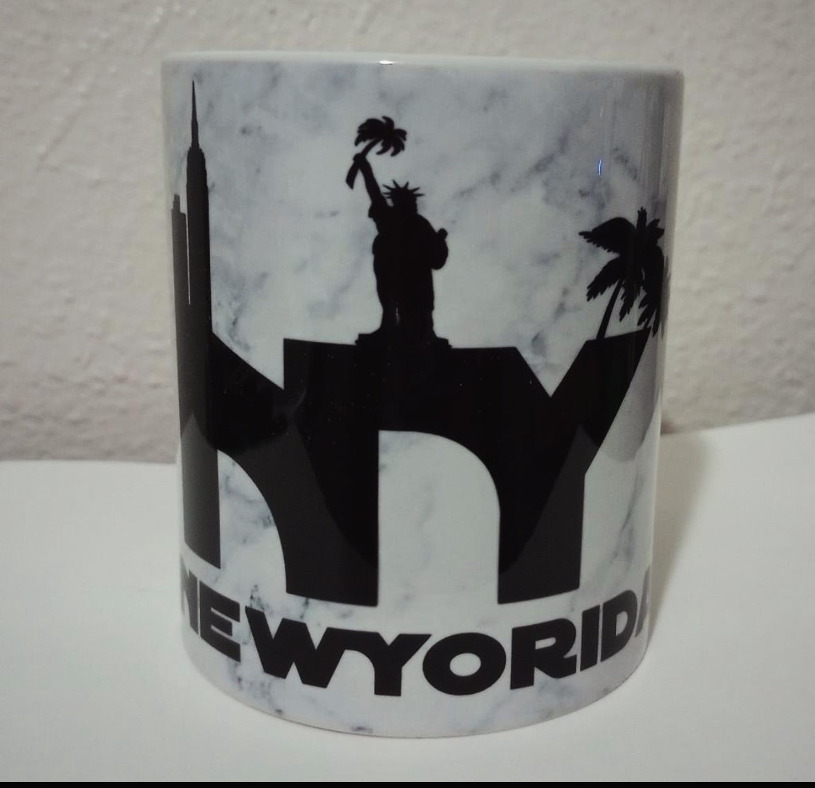 New Yorida Logo Ceramic Marble Mug